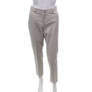 Seductive Womens  Mid Rise Skinny Leg Khaki Pants Beige Cotton Size EUR 34